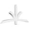 Ekena Millwork Davenport Architectural Grade PVC Gable Bracket, 72"W x 33"H x 4"D x 4"F, 11/12 Pitch GBP072X33X0404DAV00 - alternate 1
